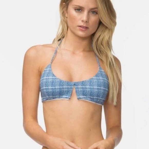 TAVIK SWIMWEAR Cassis Swim Top Off The Grid Blue - Picture 7 of 11